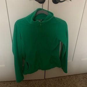 Green Zip Up Sweater